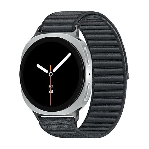 Galaxy Watch8 | 40 мм | Silver | Fabric/Graphite | S/M, Размер ремешка : S/M, Тип ремешка : Fabric, Размер корпуса : 40 мм, Подключение часов : Bluetooth / Wi-Fi, Цвет ремешка: Graphite, Цвет: Silver
